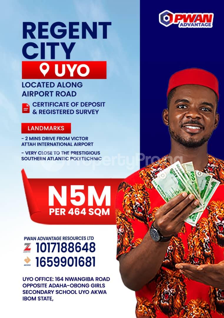 Land for sale Located Along Airport Road Uyo Akwa Ibom