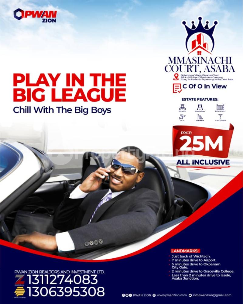 Land for sale Ogbeozoma Village Okpanam Town, Behind Wichtech Aluminium Company, Along Asaba Benin Expressway,asaba Delta State. Asaba Delta