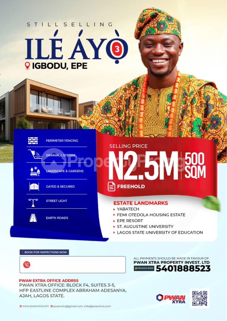 Land for sale Yabatech ?? Femi Otedola Housing Estate ?? Epe Resort ?? Lagos State University Of Education ?? St. Augustine University Epe Lagos - 0