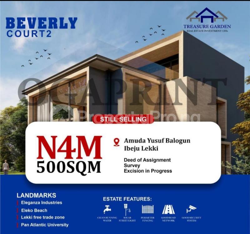 Land in Free Trade Zone IbejuLekki Lagos Land for sale in ibeju