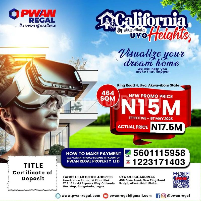 Land for sale Ring Road 4 Uyo Akwa Ibom