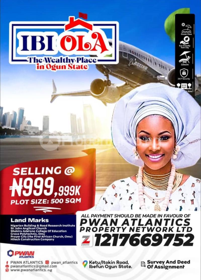 Land for sale Ketu Itokin Road Ibefun Itoku Abeokuta Ogun