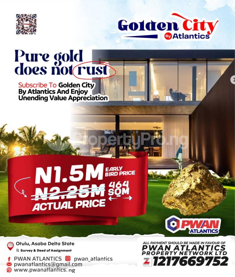 Land for sale Otulu Asaba Delta