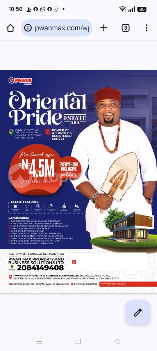 Land for sale Aba Abia