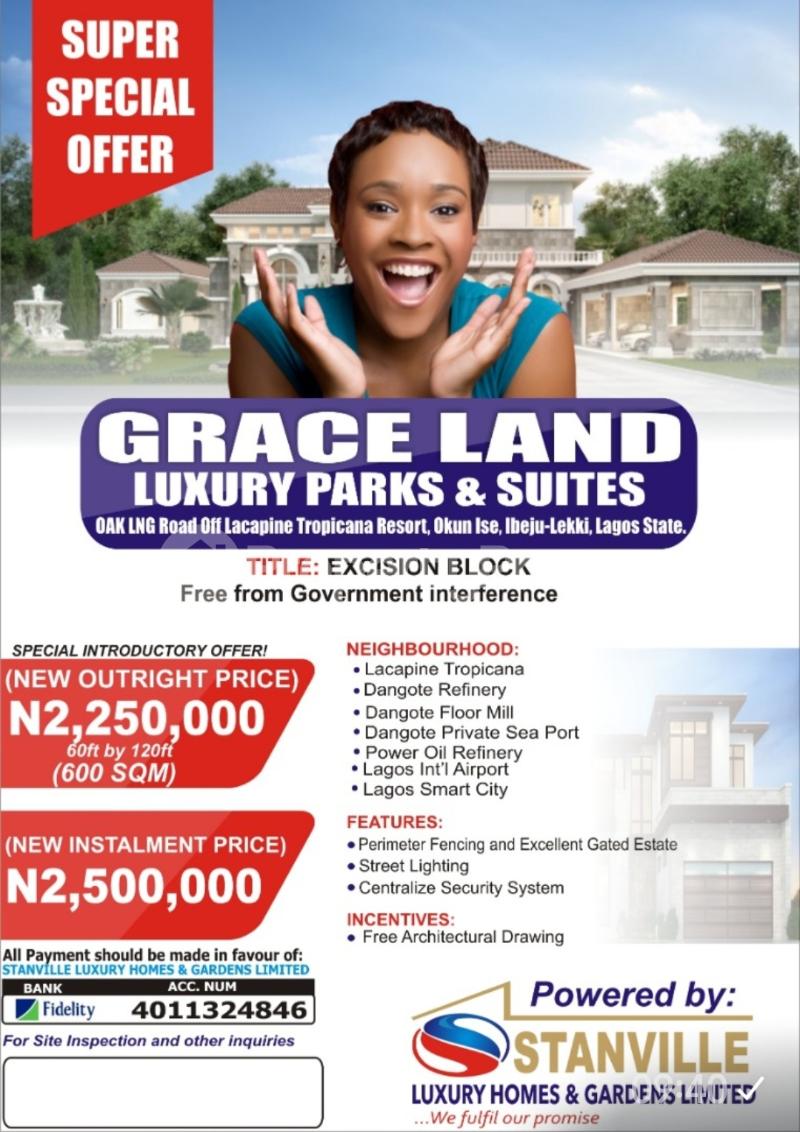 Land for sale Graceland Luxury Park & Suites Okun Ise Village, Ibeju Lekki Ibeju-Lekki Lagos