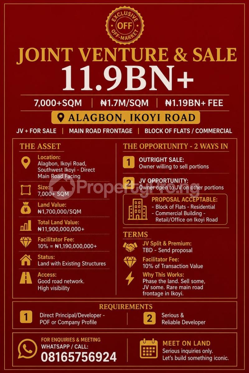 Land for sale Ikoyi Lagos