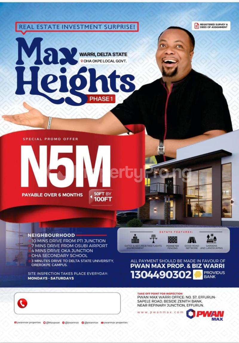 Land for sale Warri Delta