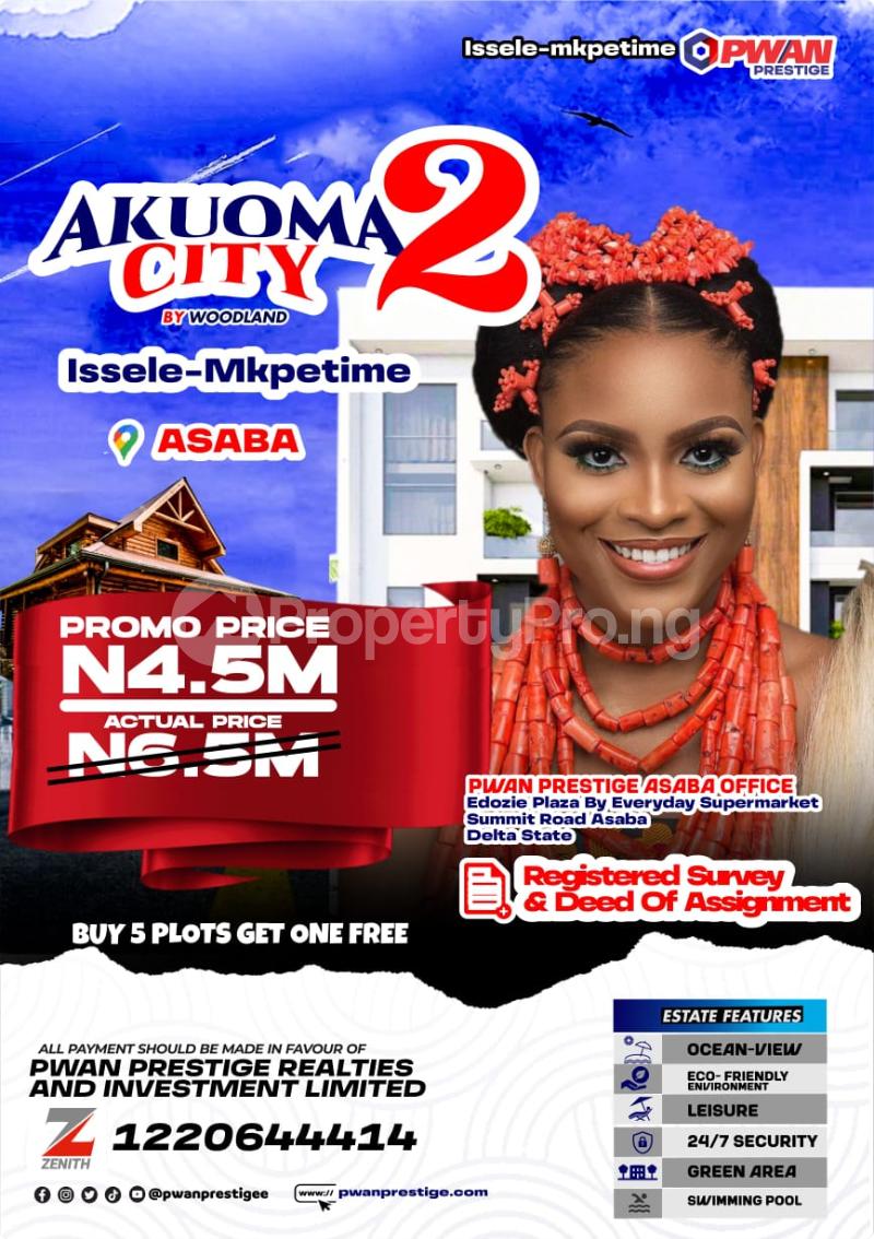 Land for sale Asaba Delta