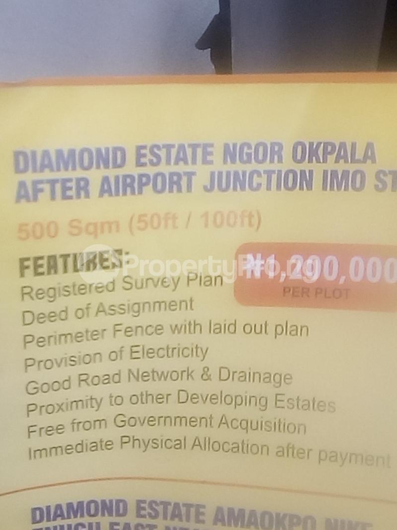Land for sale Diamond Estate Ngor Okpala Ngor-Okpala Imo