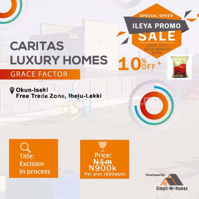 Land for sale Caritas Luxury Homes Ibeju Lekki Eleko Ibeju-Lekki Lagos