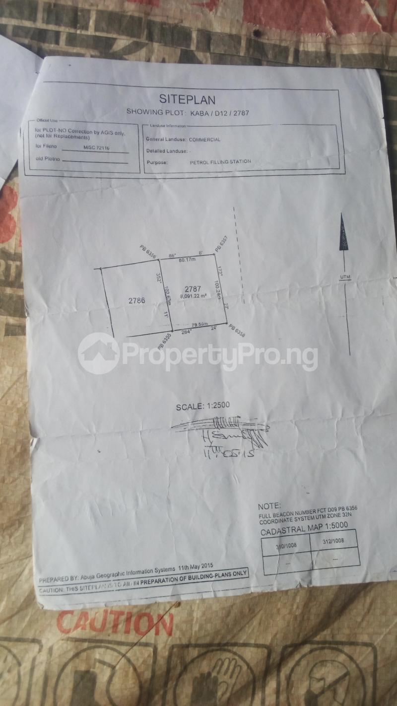Land for sale Opp Brick City Estate Dei-Dei Abuja