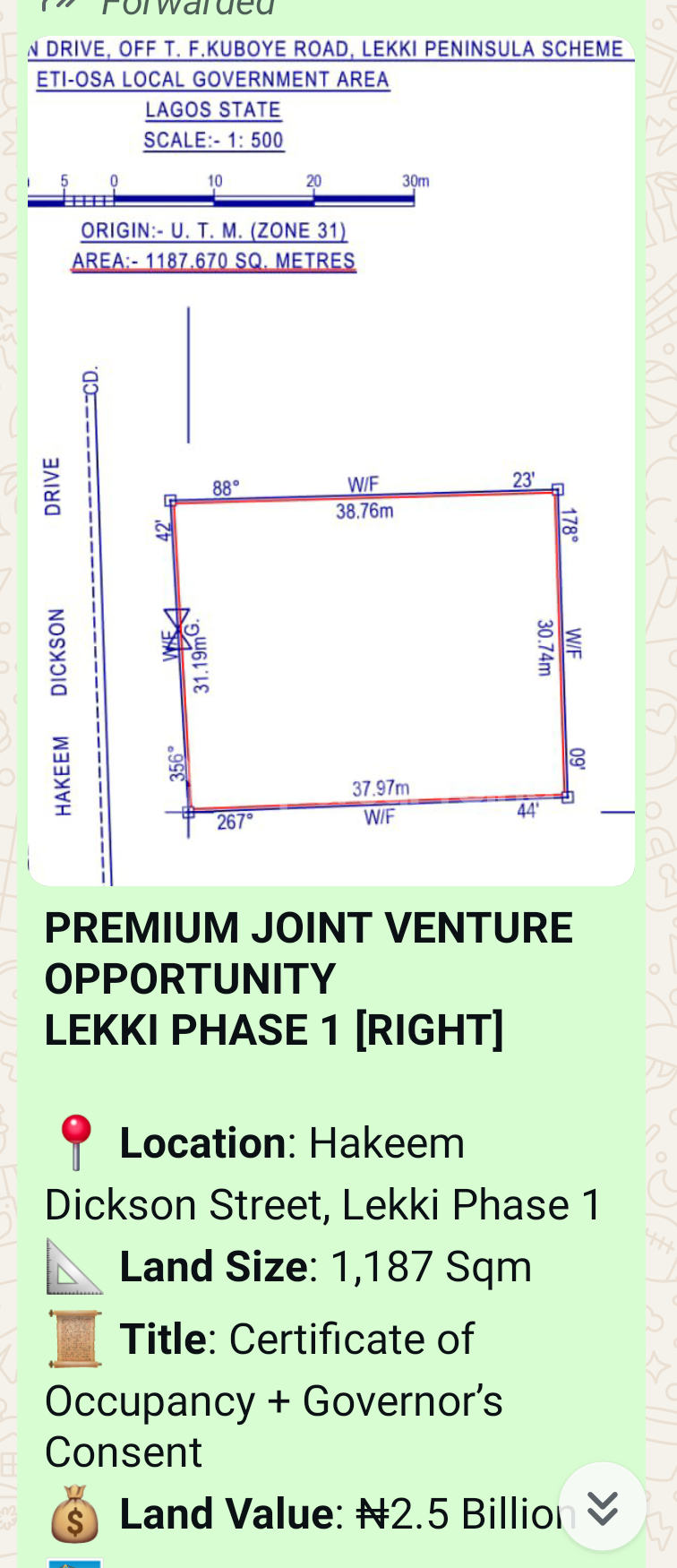 Land for sale Hakeem Dickson Lekki Phase 1 Lekki Lagos