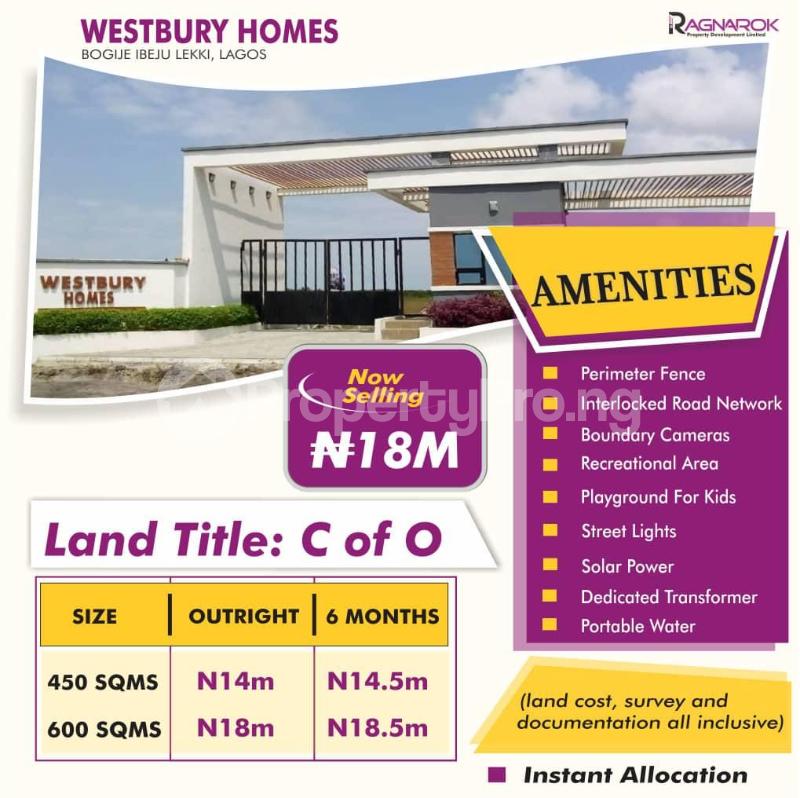 Land for sale Bogije Ibeju-Lekki Lagos - 0