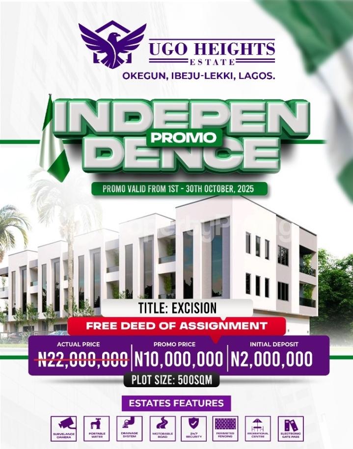 Land for sale Ibeju-Lekki Lagos