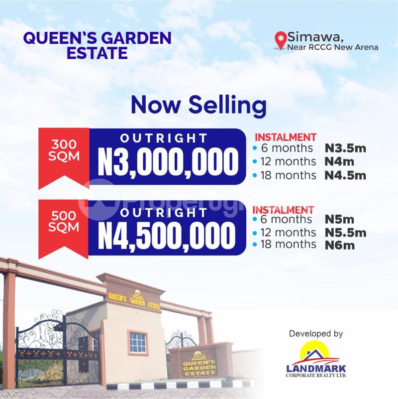 Land for sale Behind Estate 14 Redemption Camp/ Queens Garden Ibafo Obafemi Owode Ogun