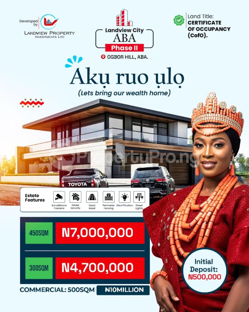 Land for sale Landview City Aba Phase 2 Ogbor Hill, Aba Abia - 3
