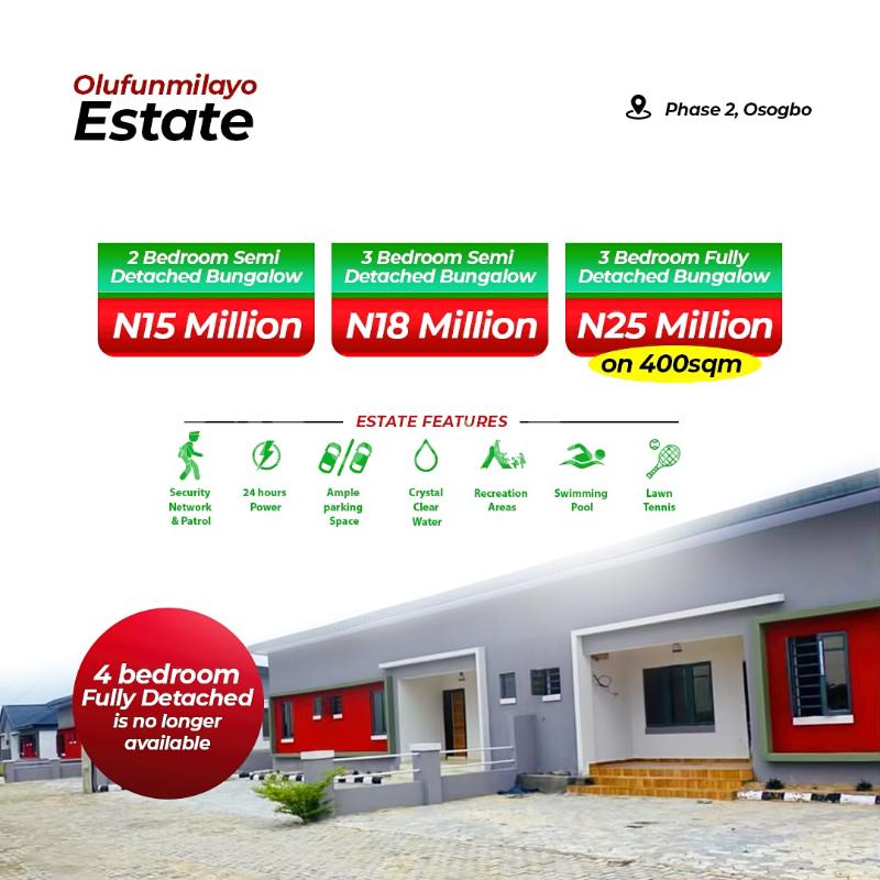 Land for sale Adjacent Osun State Secretariat/ Olufunmilayo Estate Phase 2/ Ede Road, Osogbo Osun
