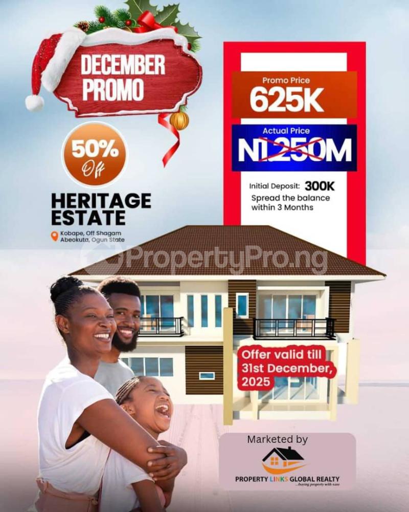 Land for sale Heritage Estate Abeokuta Close To Ogun State Tech Hub & Olusegun Obasanjo Library Ago Oko Abeokuta Ogun - 0