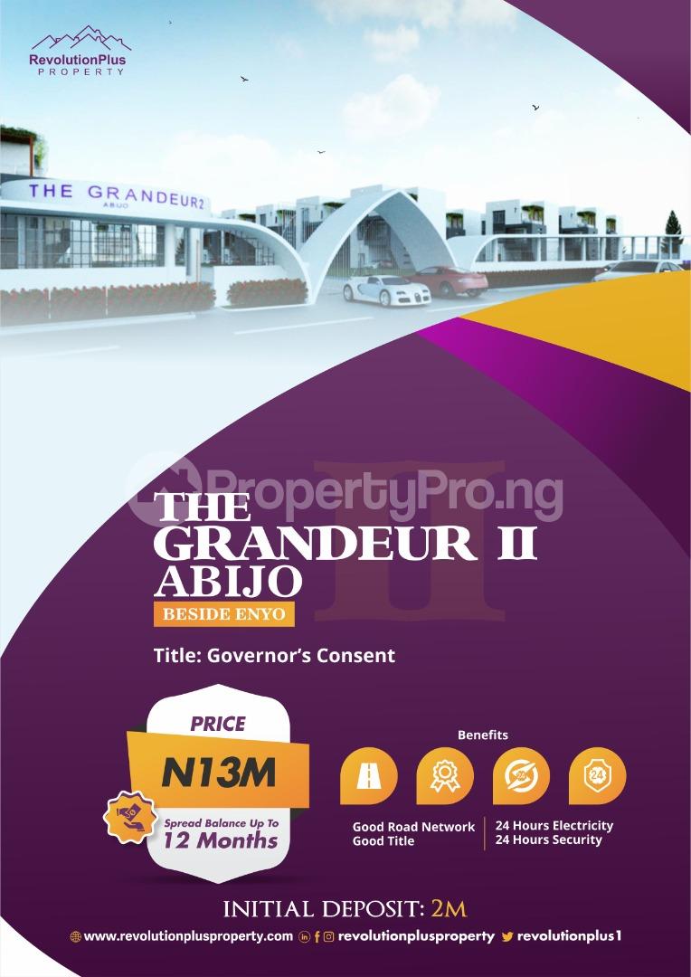 Land for sale On Main Road Just Beside Enyo Filling Station Abijo Ajah Lagos