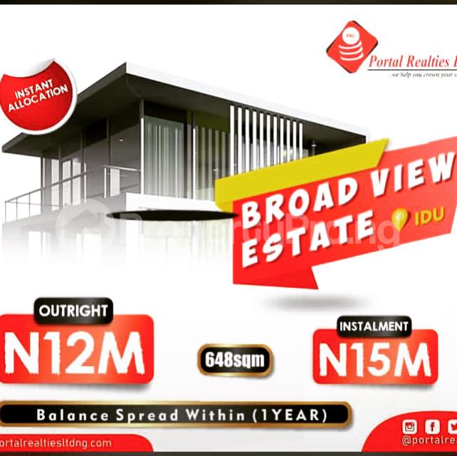 Land for sale Idu Abuja