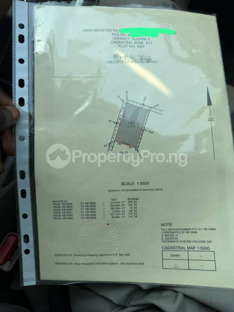 Land for sale Guzape 2 Guzape Abuja