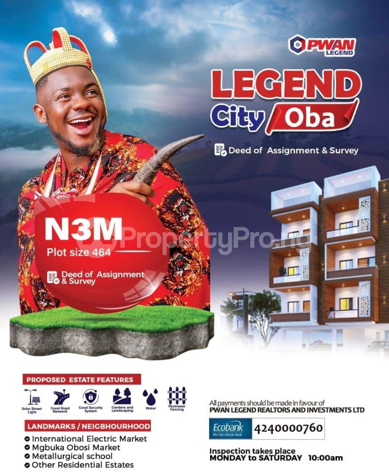 Land in Ogbaru Anambra Land for sale in ogbaru Land in ogbaru