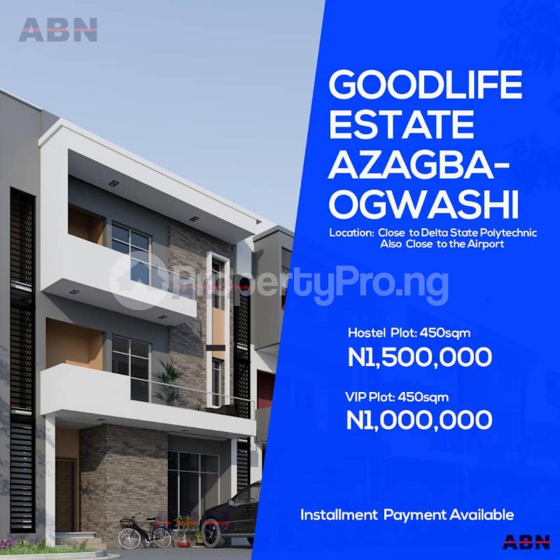 Land for sale Asagba Ogwashi Asaba Delta