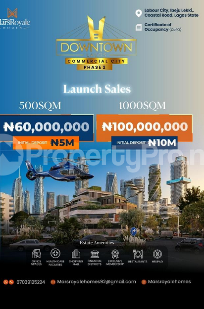 Land for sale Lagos Calabar Coastal Road Free Trade Zone Ibeju-Lekki Lagos