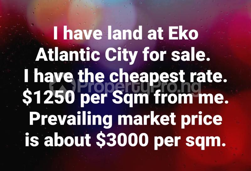 Land for sale Eko Atlantic City Victoria Island Lagos