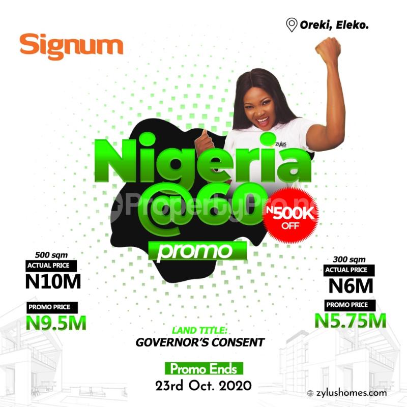 Land for sale Before Amen Estate Eleko Ibeju-Lekki Lagos