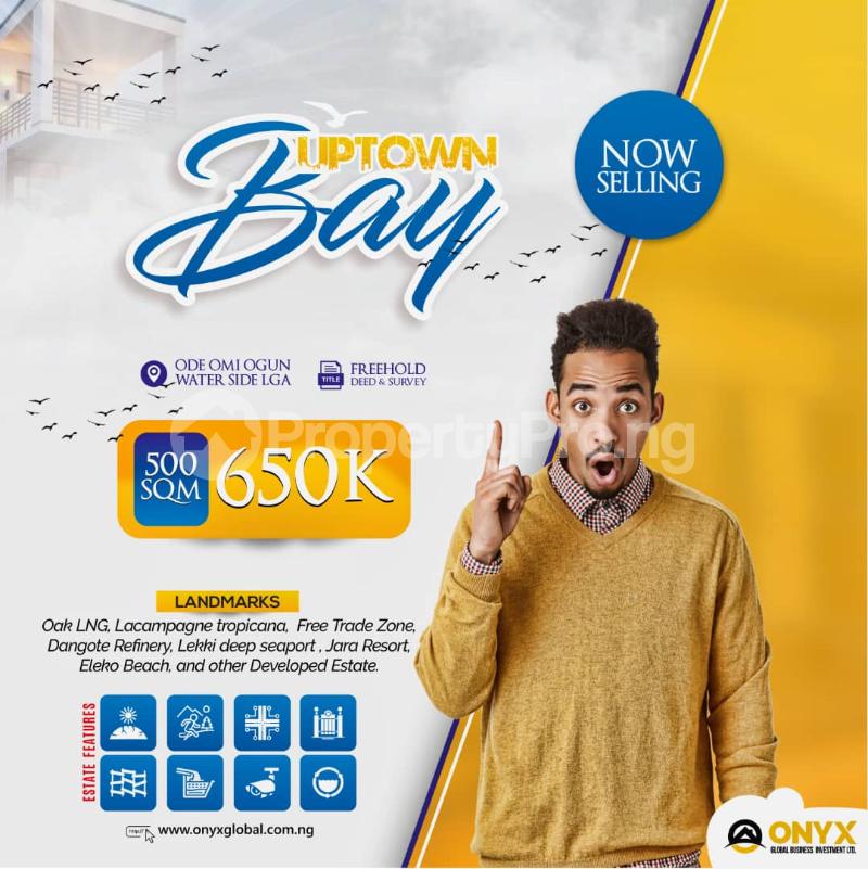 Land for sale Ode Omi On By The Main Road Ibeju-Lekki Lagos