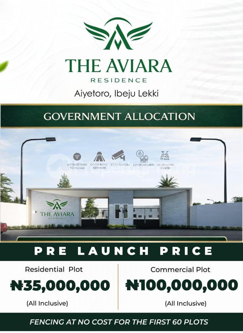 Land for sale The Aviara Residence Aiyetoro Close To Pan Atlantic University And Alaro City With Lekki Seaport And International Airport We Give Allocation Immediately After Complete Payment Iberekodo Ibeju-Lekki Lagos