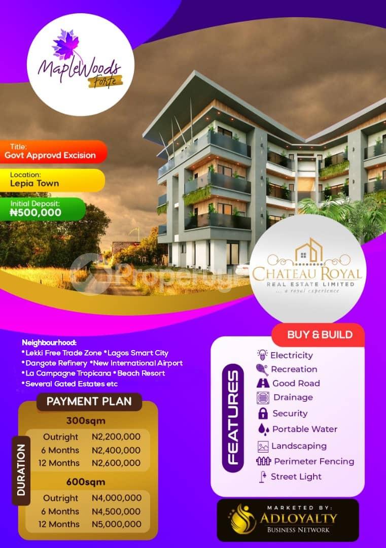 Land for sale Lepia Town LaCampaigne Tropicana Ibeju-Lekki Lagos
