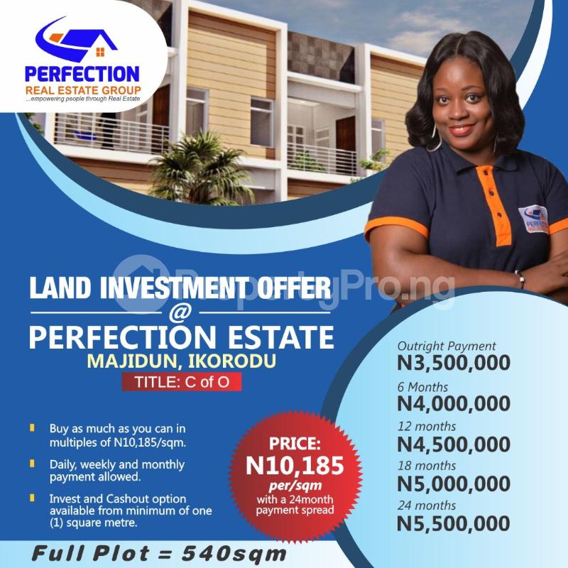 Land for sale 2 Minutes Drive To Majidun Mile 12 Express Road Ebute Ikorodu Lagos