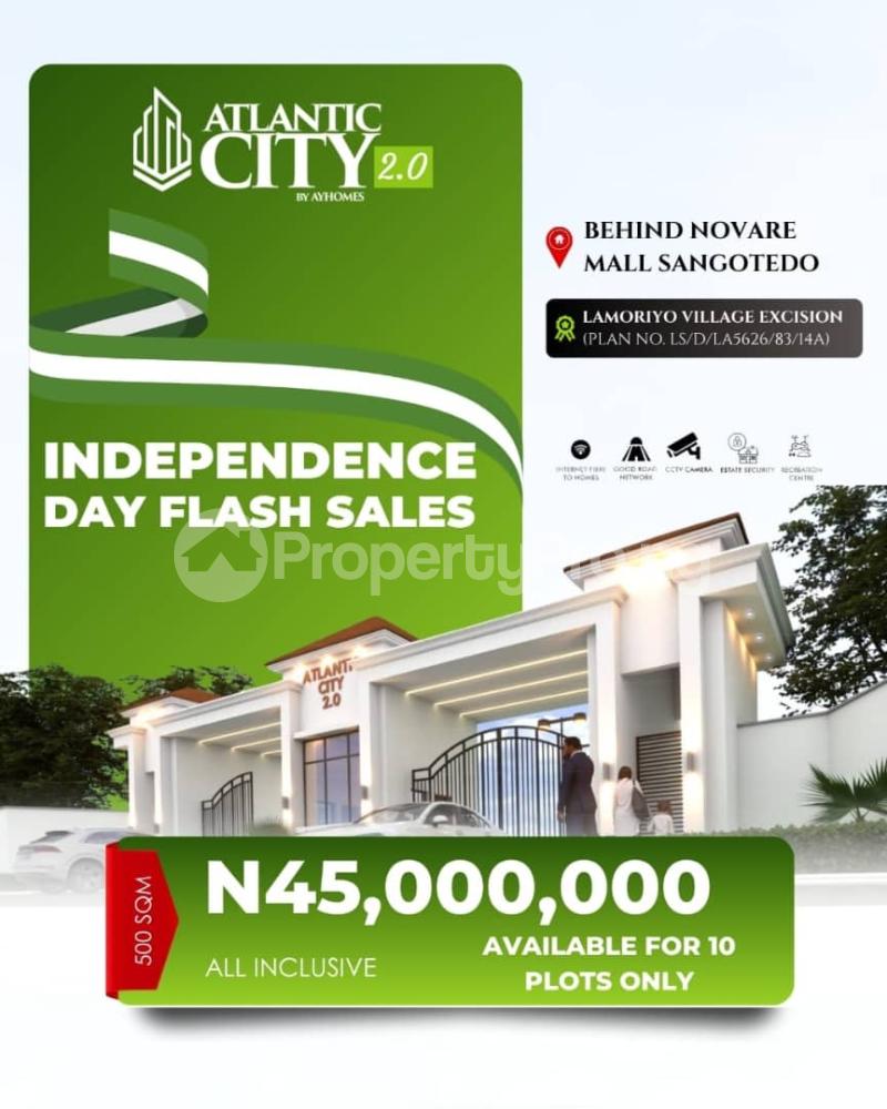 Land for sale Atlantic City 2.0 In Close To Shoprite Sangotedo Ajah Lagos - 0