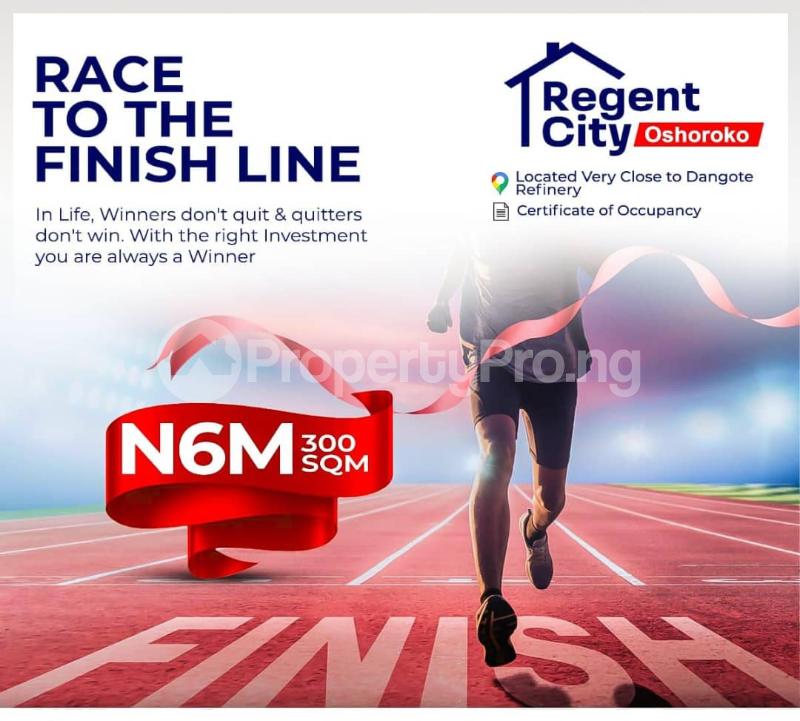 Land for sale Close To Dangote Refinery Free Trade Zone Ibeju-Lekki Lagos