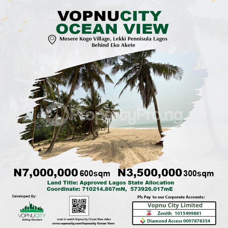Land for sale Behind Monastery Road Monastery road Sangotedo Lagos