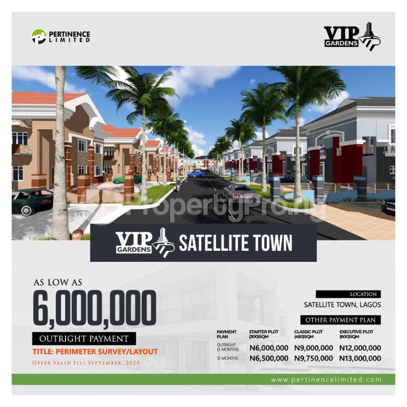 Land for sale Satellite Town Amuwo Odofin Lagos - 0