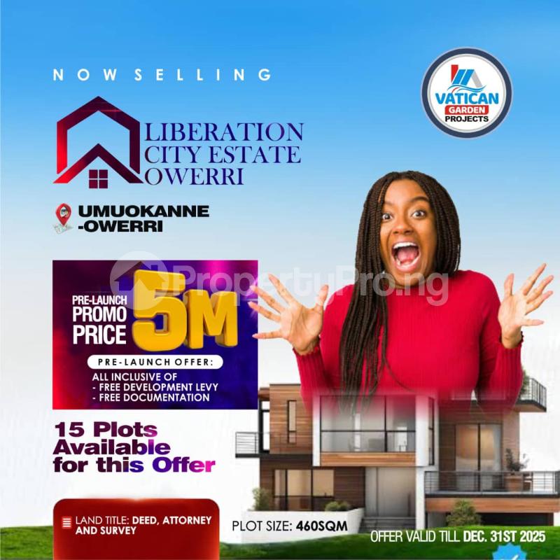 Land for sale Winners Estate, Cool Army Estate, Selplar Oil Company Owerri Imo