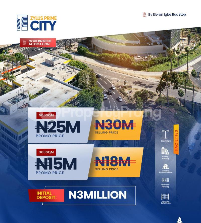 Land for sale Zylus Prime City Elerangbe Bus Stop Ibeju-Lekki Lagos - 0