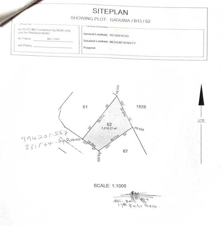 Land for sale Gaduwa Abuja