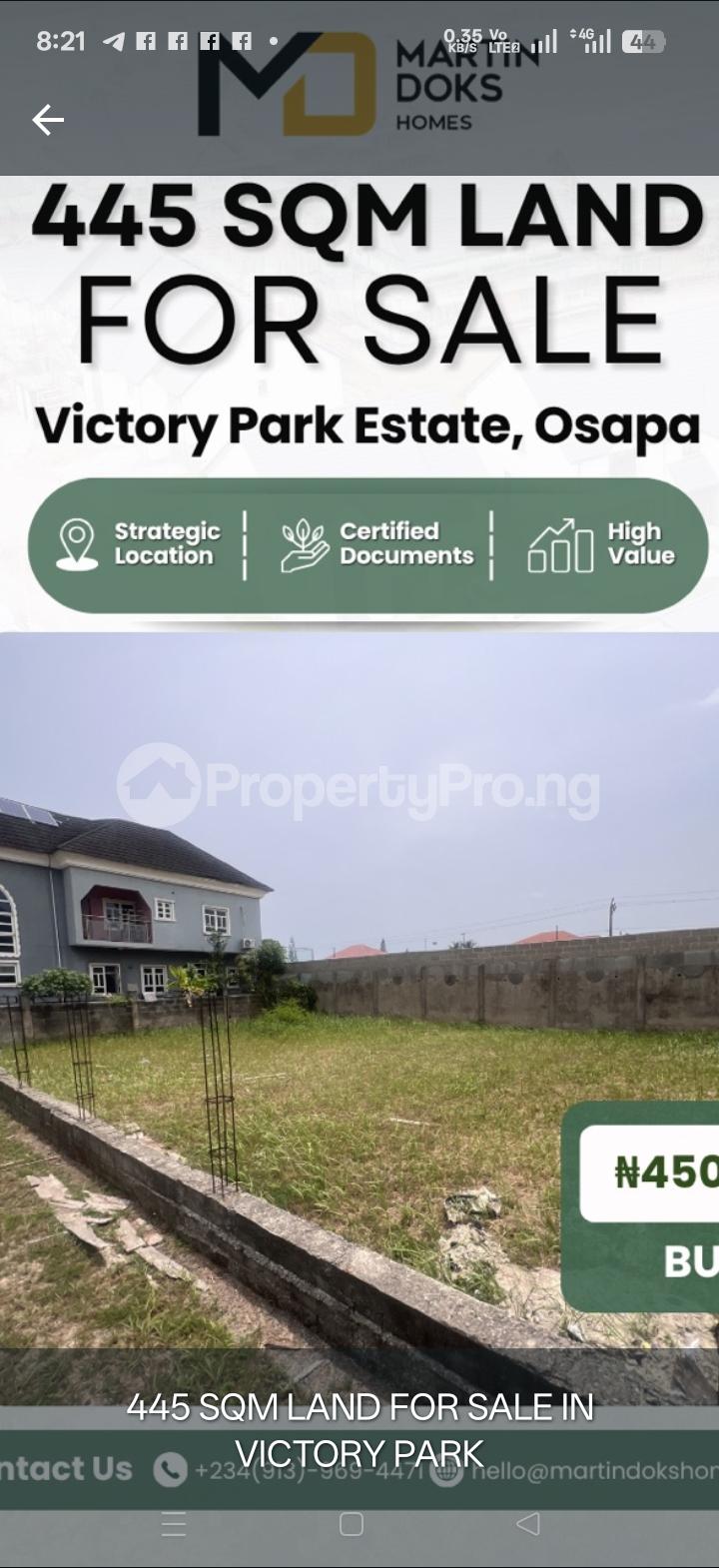 Land for sale Osapa london Lekki Lagos