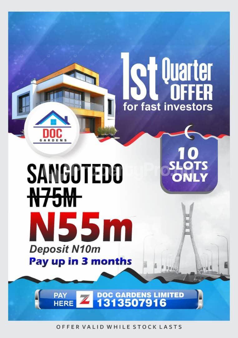 Land for sale Doc Garden Off Monastery Road Sangotedo Ajah Lagos