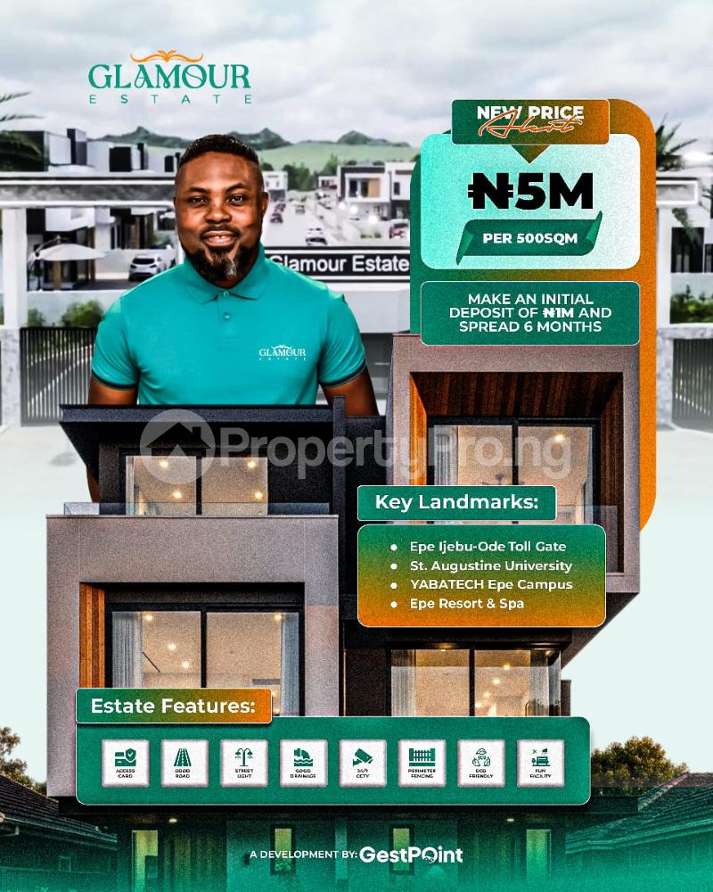 Land for sale Glamour Estate, Epe Ijebu Ode Expressway. Ijebu Ode Ijebu Ode Ogun