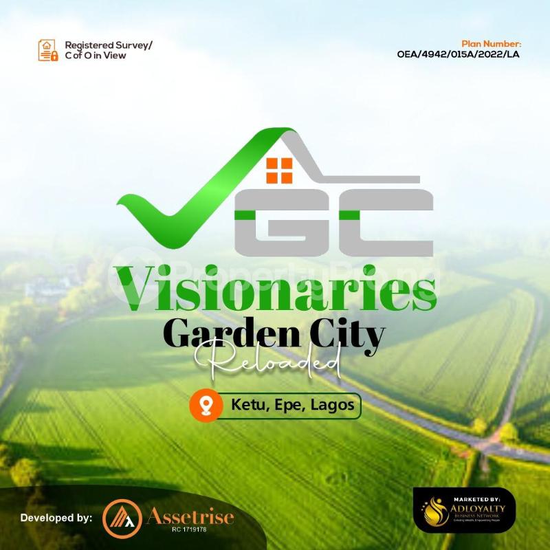 Land for sale Ketu/ Visionary Garden City Estate Epe Lagos