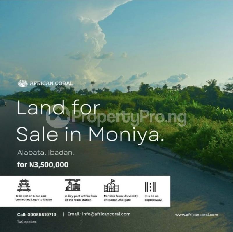 Land for sale Moniya Ibadan Oyo