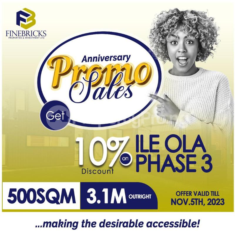 Land for sale Ketu Omu Road/ Ile Ola Phase 3 Epe Lagos