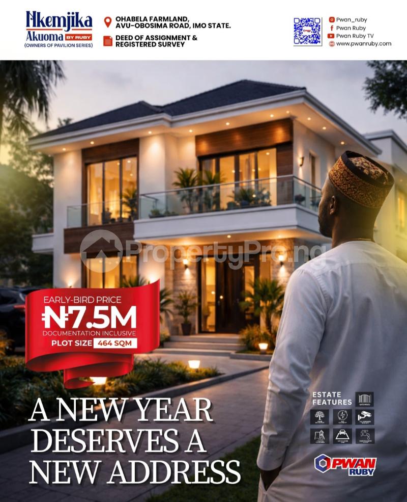 Land for sale Avu Obosima Owerri Imo