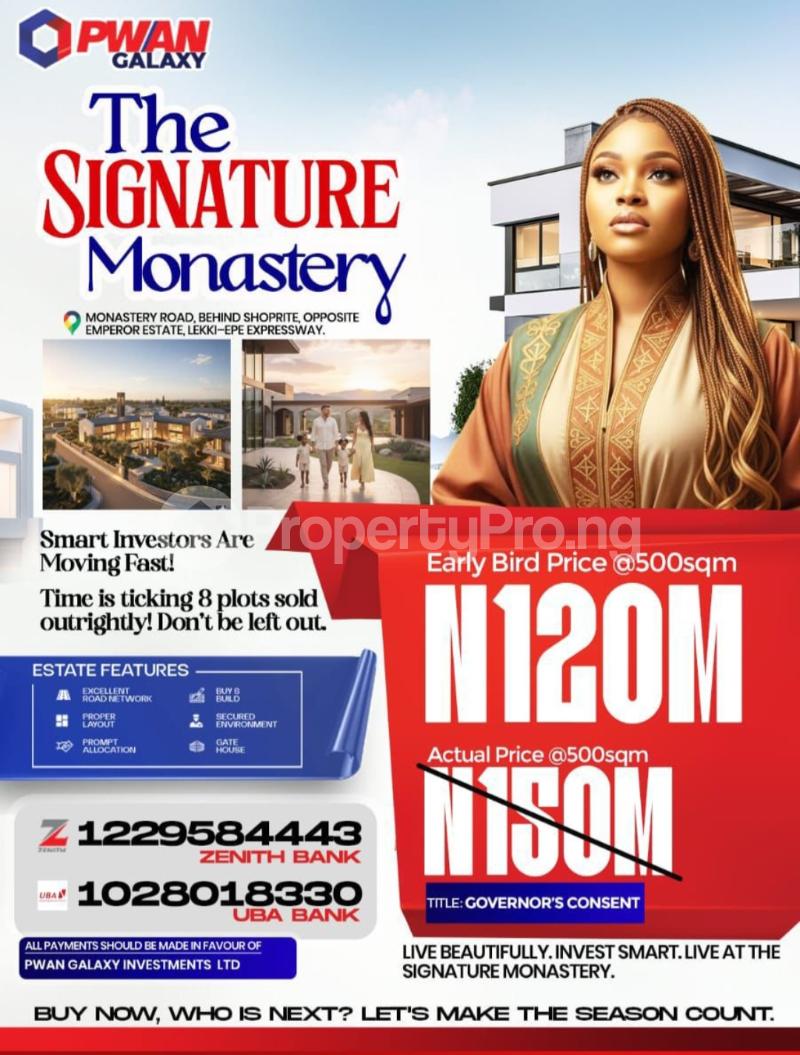 Land for sale Opposite Emperor Estate Shoprite Sangotedo Ajah Lagos