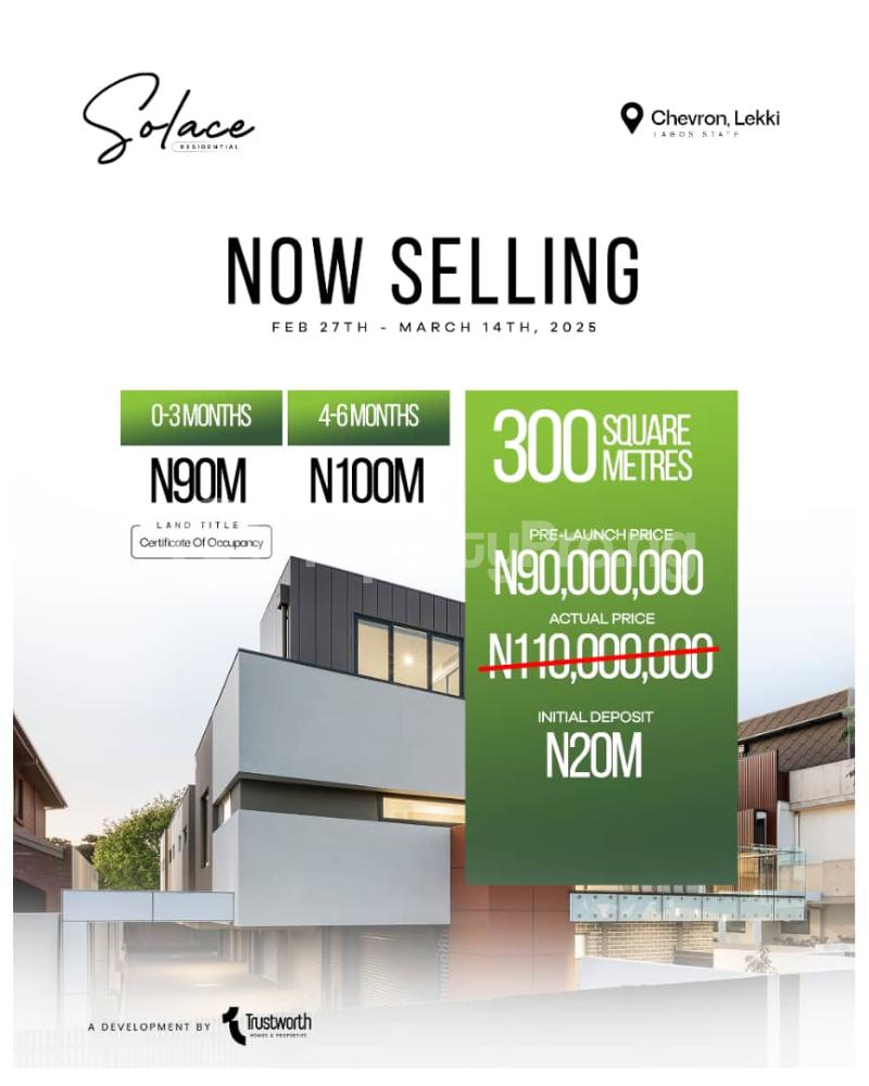 Land for sale chevron Lekki Lagos